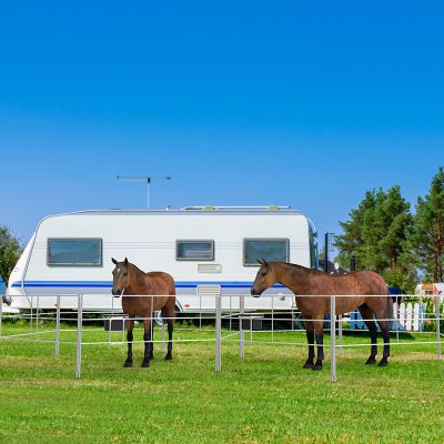 Portable aluminum horse fence application scenarios