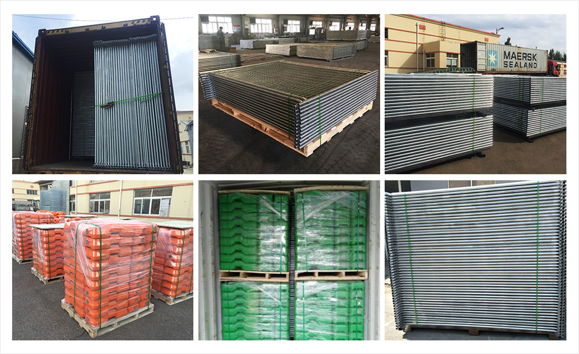 Temporary Fence Packing and Shipping