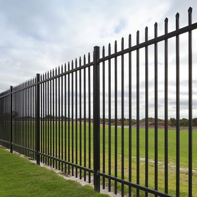 Galvanized Steel Garrison Security Fence Panels