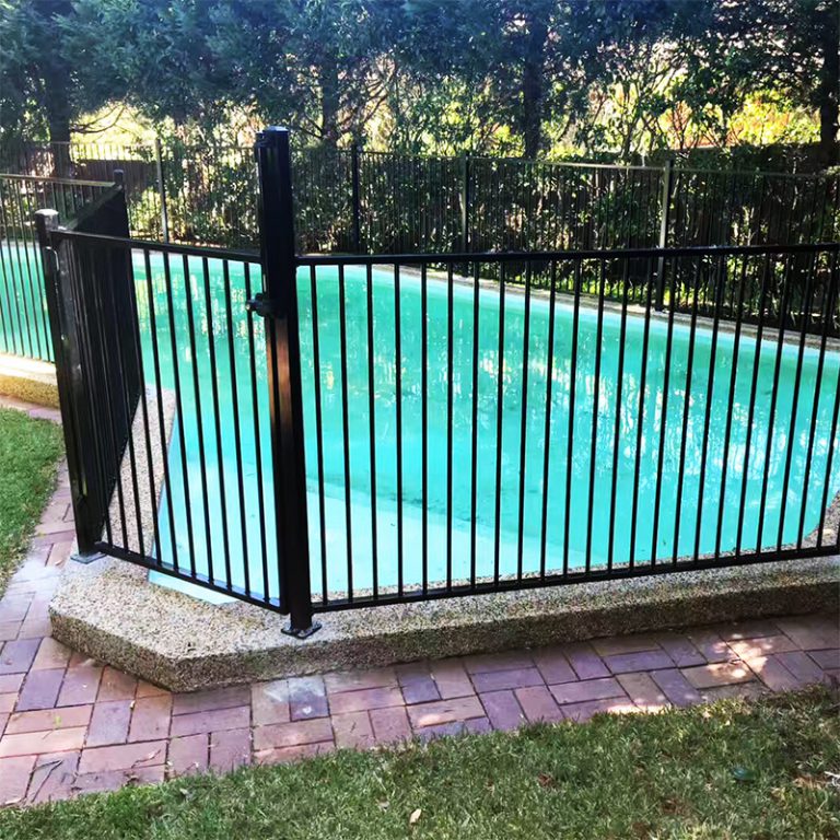 Black Metal Aluminum Pool Fence 1200H FENCE DEPOT