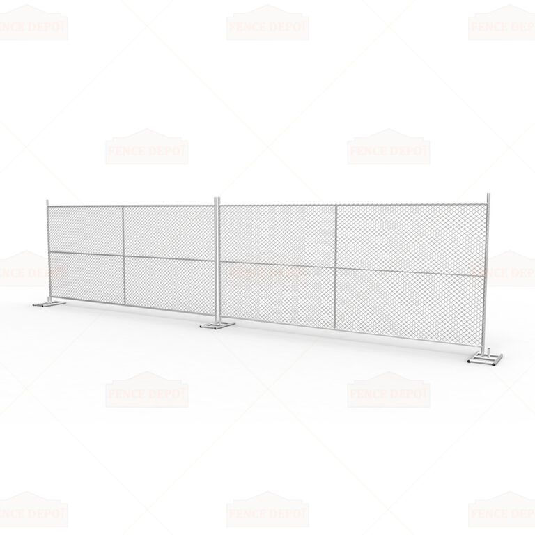 Multiple Chain Link Temporary Fence connections