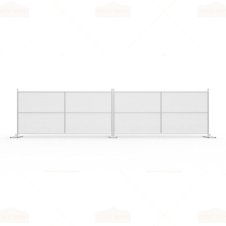 Multiple Chain Link Temporary Fence connections