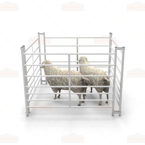 7 Railed Metal Galvanized 4ft Sheep Hurdle