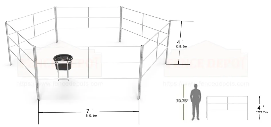 Portable-Horse-Fence-Panels-Product-Size