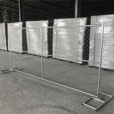 Temporary Chain Link Fencing Panels Application