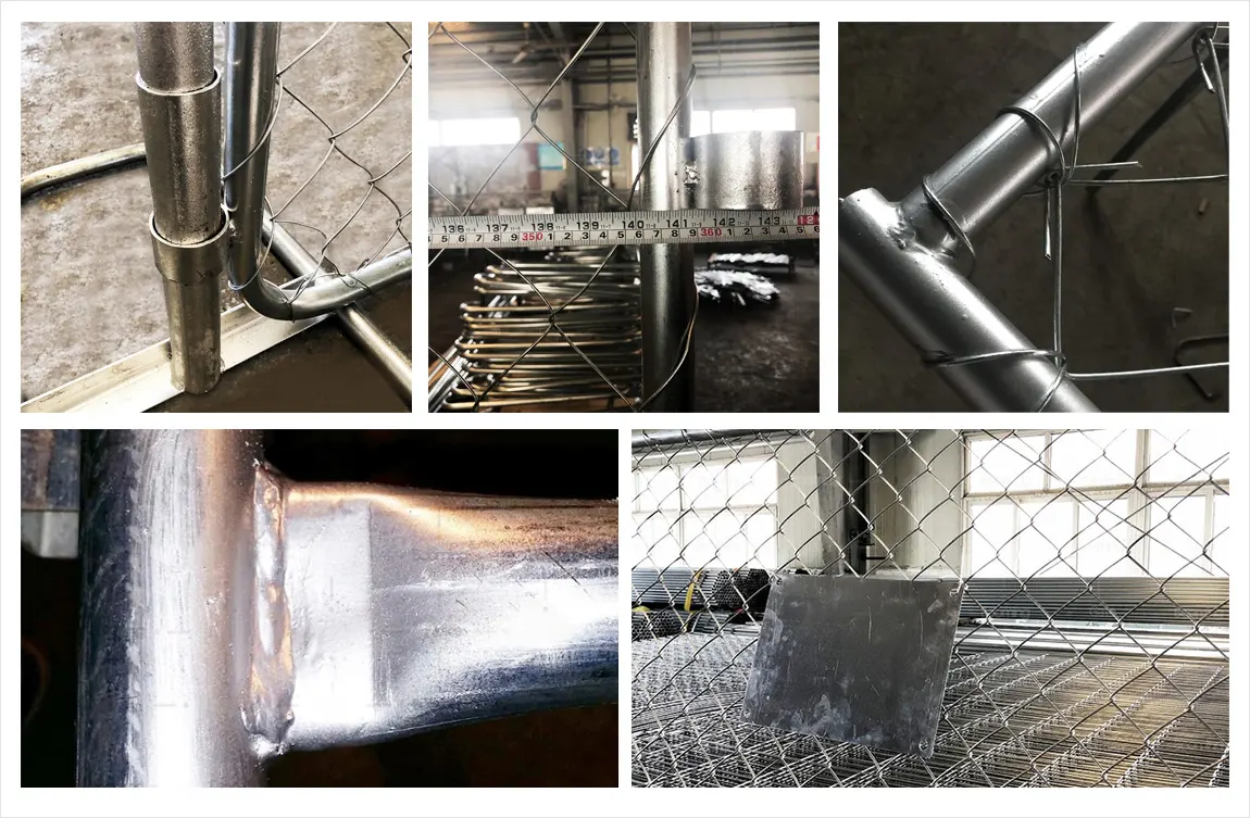 Temporary Chain Link Fencing Details
