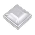 Square Metal Steel Fence Post Caps