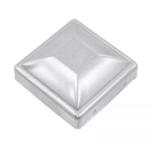 Square Metal Steel Fence Post Caps