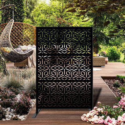 Customized Laser Cut Metal Privacy Fence Screen