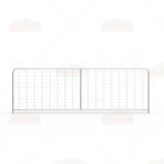I-Stay Metal Galvanized Mesh Farm Gates 3580mm x 1170mm
