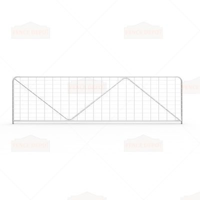 N-Stay Metal Galvanized Mesh Farm Gates 4180mm(14ft)x1170mm(4ft)