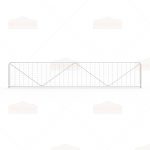 W-Stay Metal Galvanized Mesh Farm Gates 5980mm(20ft)x1170mm(4ft)