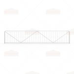 W-Stay Metal Galvanized Mesh Farm Gates 6040mm(20ft)x1170mm(4ft)