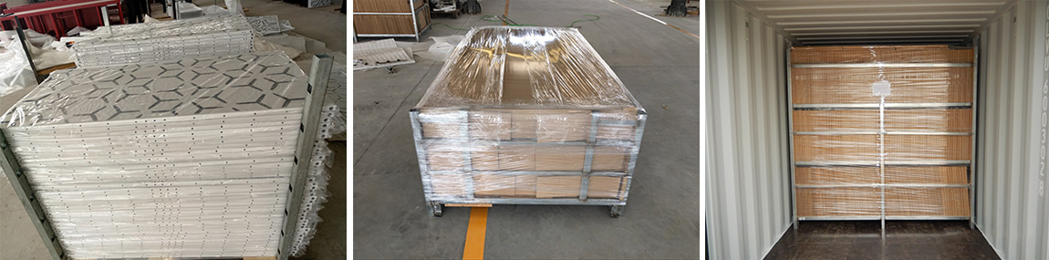 Laser Cut Screen Panel Packing and Shipping