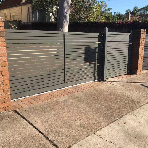 Aluminum Slat Sliding Gate