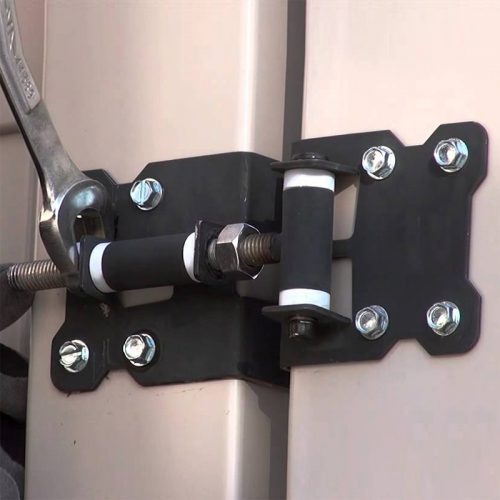 Adjustable Self-Closing Gate Hinges for Outdoor Wood, Vinyl, PVC Fences