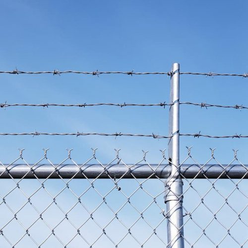 Security Fencing Barbed Wire Mesh