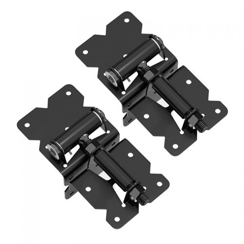 Adjustable Self-Closing Gate Hinges for Outdoor Wood, Vinyl, PVC Fences