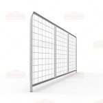 I-Stay Metal Galvanized Mesh Farm Gates 4180mm x 1170mm