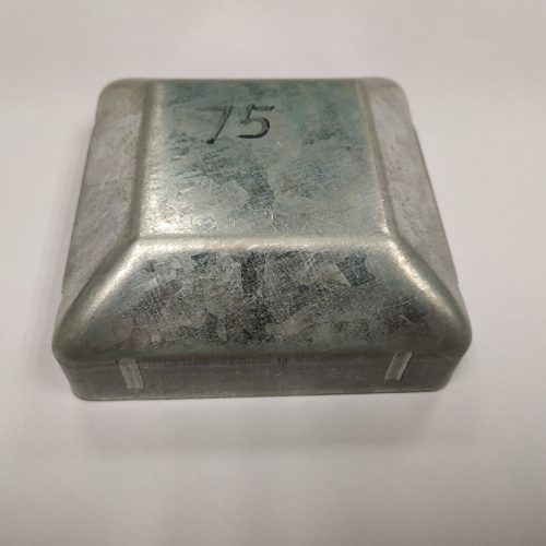 Square Metal Steel Fence Post Caps