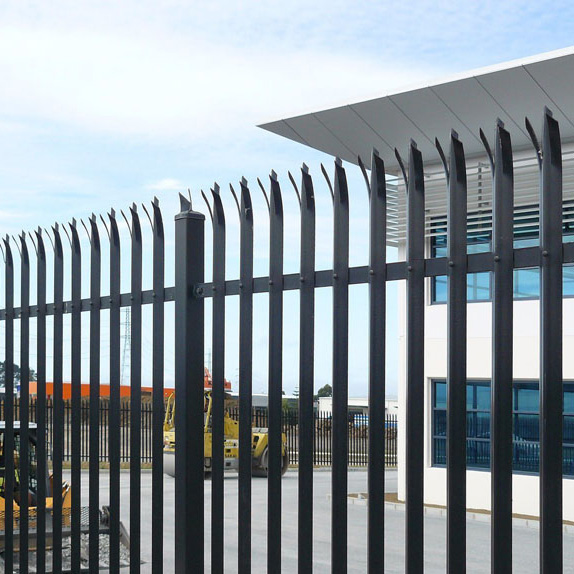 High-Security Steel Palisade Fence