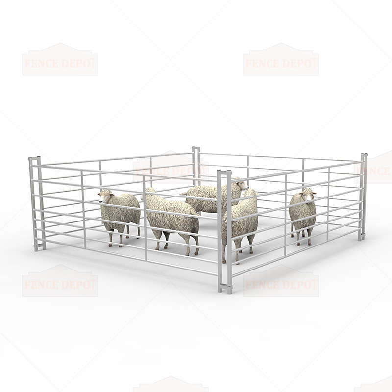 8ft Sheep Hurdle, Metal Galvanized Fencing FENCE DEPOT