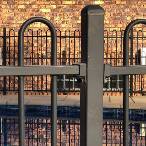 Loop Top Steel Fence Panel