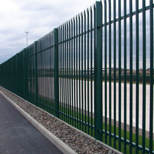 High-Security Steel Palisade Fence