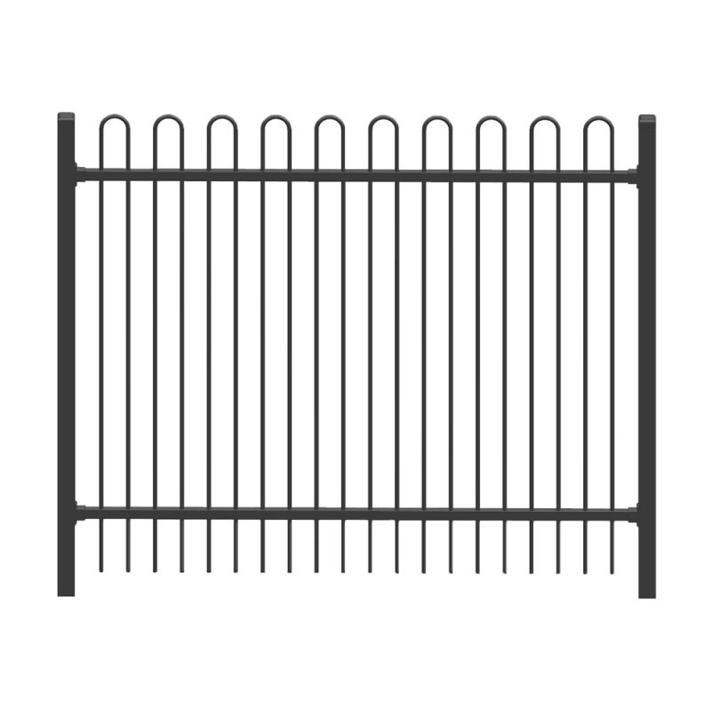 Loop Top Steel Fence Panel