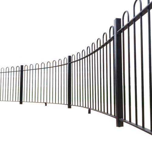 Loop Top Steel Fence Panel