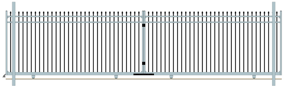 Metal Sliding Gate Structure