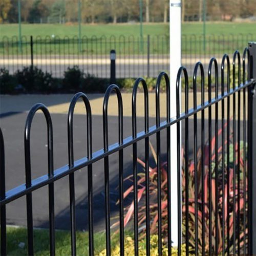 Loop Top Steel Fence Panel