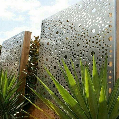 Customized Laser Cut Metal Privacy Fence Screen