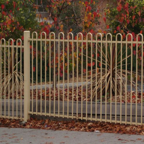 Loop Top Steel Fence Panel