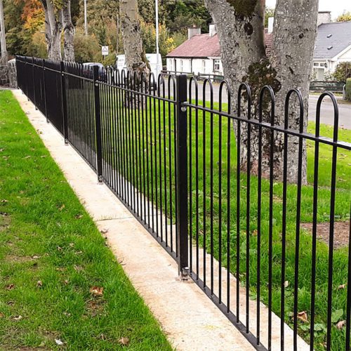 Loop Top Steel Fence Panel