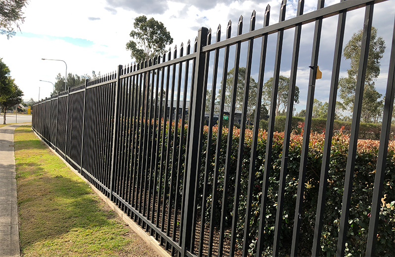 Metal steel fences