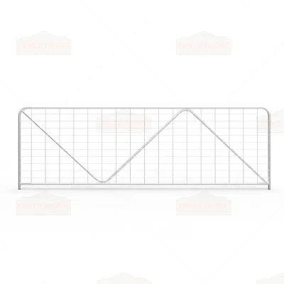 12ft N-Stay Metal Galvanized Mesh Farm Gate 3580 mm x 1170 mm