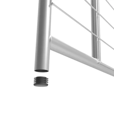 16ft I-Stay Metal Galvanized Mesh Farm Gate cap