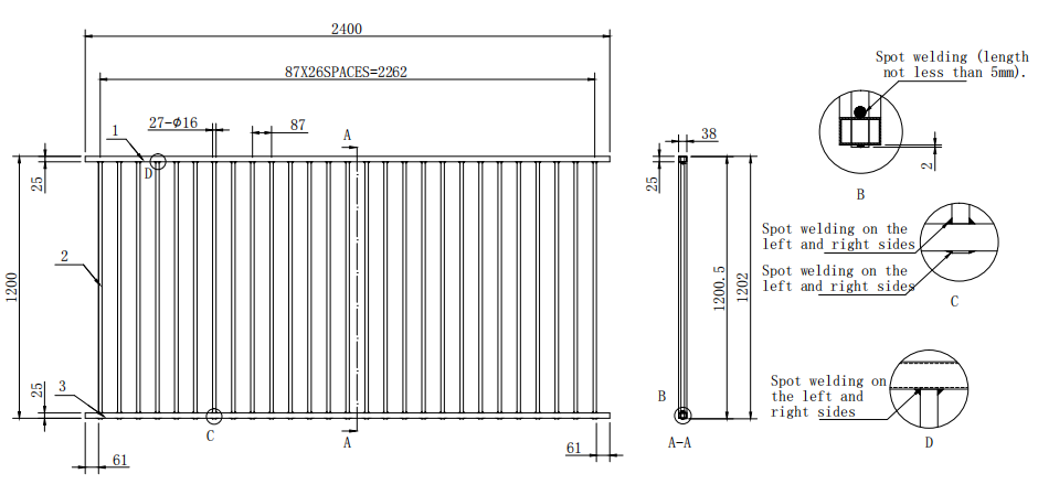 Swimming pool fencing