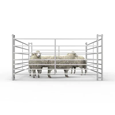 Metal Galvanized Sheep Hurdle Fence Detail 