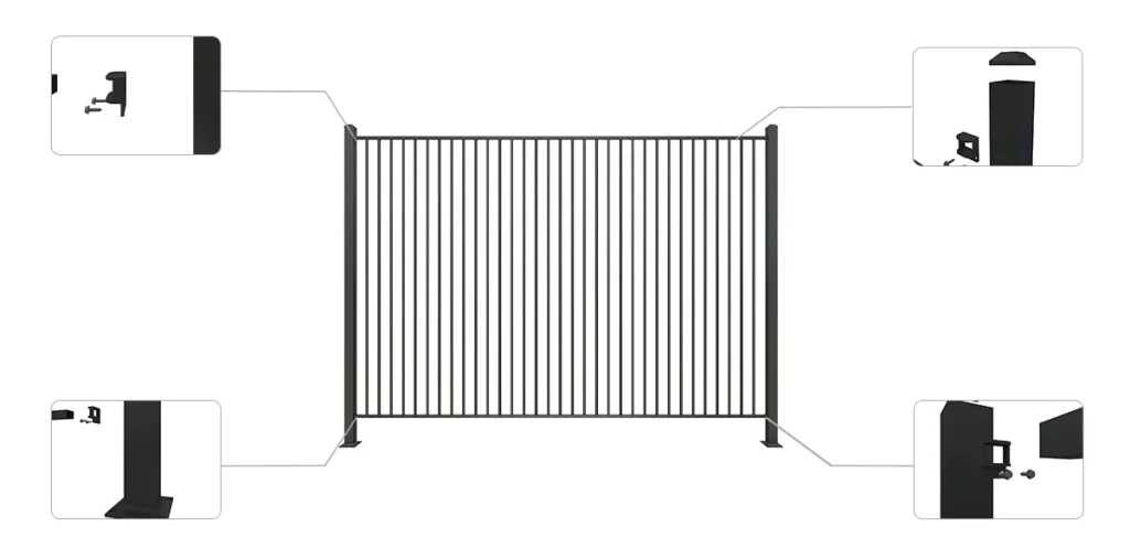 Aluminum Pool Fence Product Details
