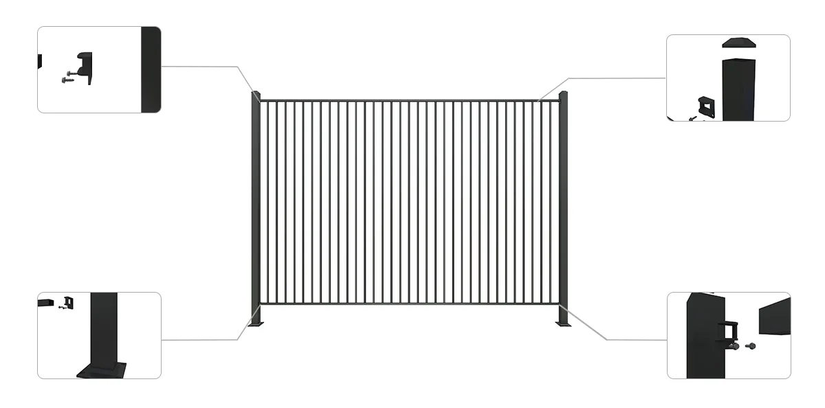 Aluminum Pool Fence Product Details