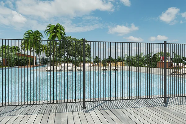 Aluminum Pool Fence Scenario Application
