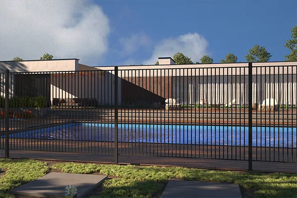 Aluminum Pool Fence Scenario Application 