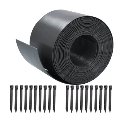 Black No-dig Landscape Edging Coil Detail