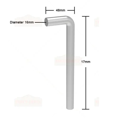 Cattle Fence Panel Drop Pins Size