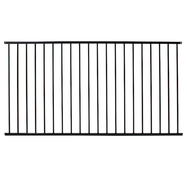 Flat Bottom 2-Rail Ornamental Aluminum fencing
