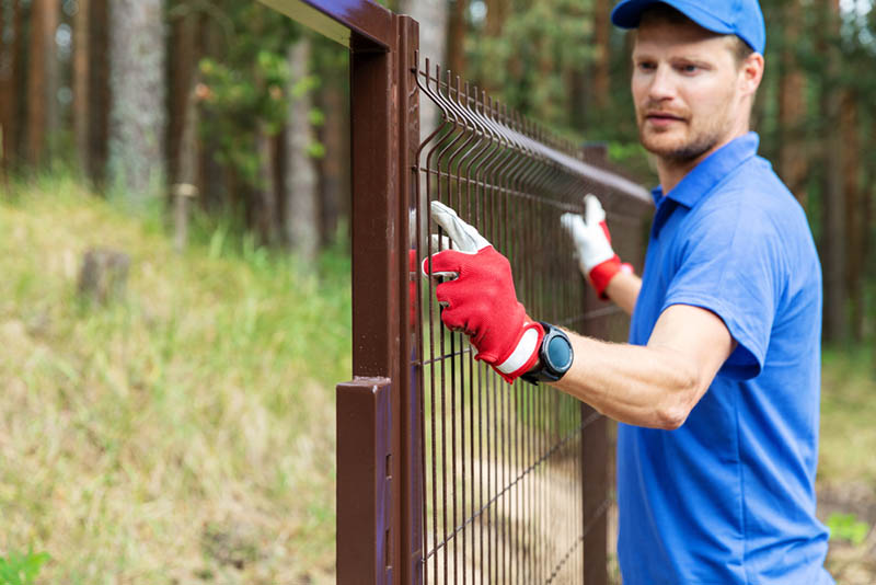 Install residential fence