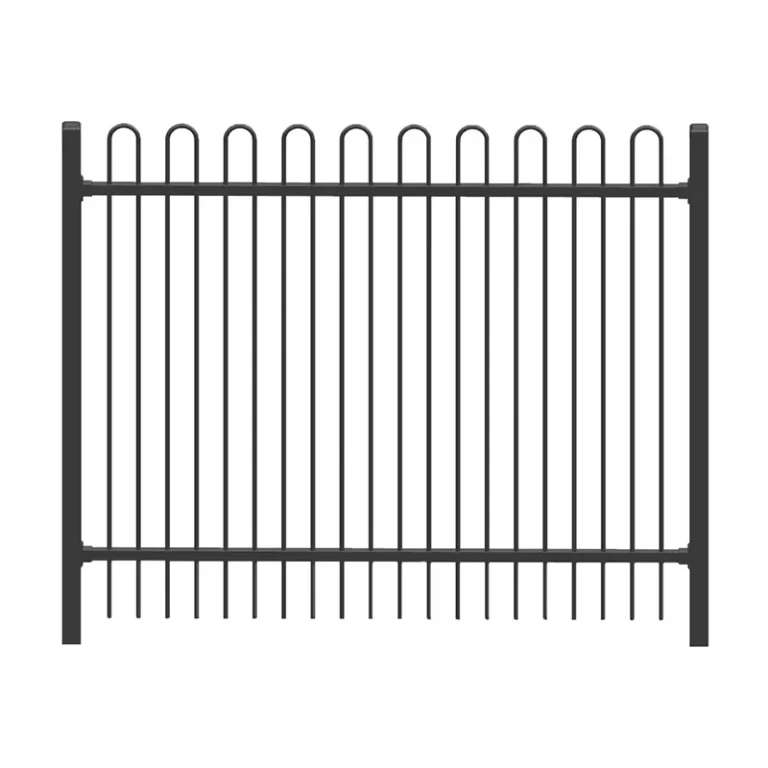 Loop Top Steel Fence Panel