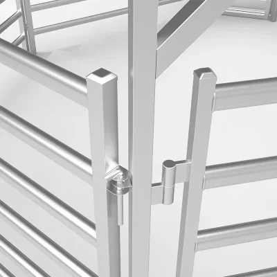 Metal Cattle Fence Detail 